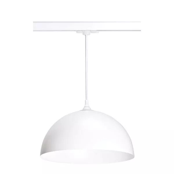 COMO 023 - Suspension E27 60W, blanc, lpe non incl., pour Rail 1 allumage (4214)
