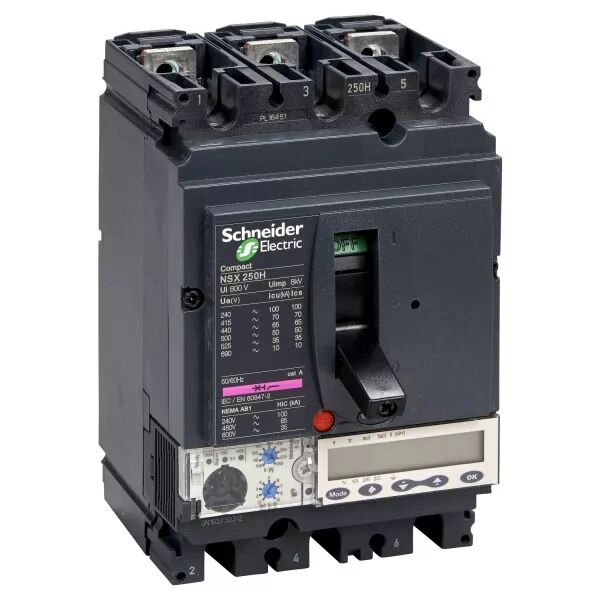 Compact NSX - NSX250n micrologic 5.2 a 100a 3p3d disjoncteur compact (LV431882)
