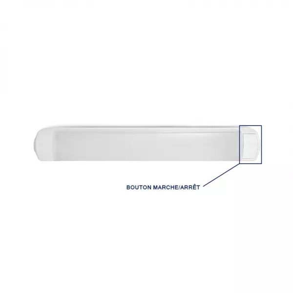COMPACTO S19 REGLETTE SALLE DE BAIN IP44 5ANS