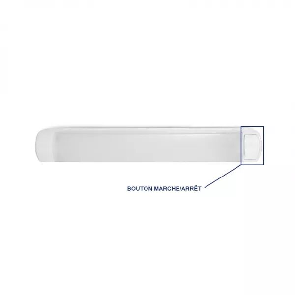 COMPACTO S19 REGLETTE SALLE DE BAIN IP44 BOUTON 5ANS