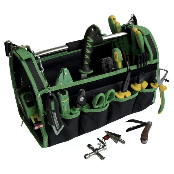 Composition 22 outils �lectricien en caisse textile (321095)
