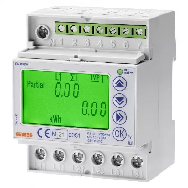 COMPT. TRIPHASE DIRECT MID 80A 4M - GWD6807