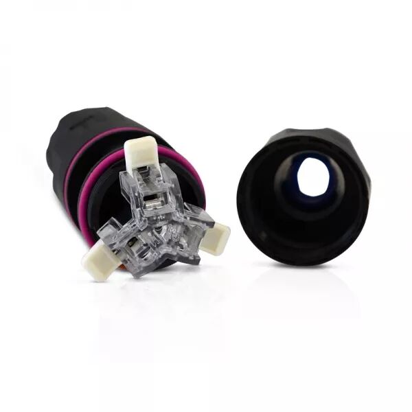 CONNECT ETANCHE IP68 450V NOIR 3 FILS AUTOMATIQUE ENFICHABLE M/F