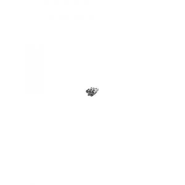 CONNECTEUR ALUMINIUM �TAM� ISOL� CYLINDRIQUE, 5 P�LES, 1,5 - 6 MM�