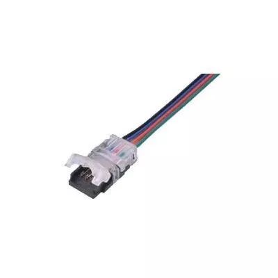 CONNECTEUR C�BLE RUBAN LED IP20 12MM RGB+W