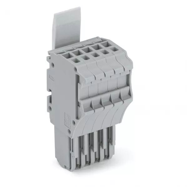 Connecteur femelle pour 1 conducteur gris (2020-105/124-000)