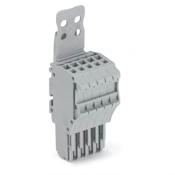 Connecteur femelle pour 1 conducteur gris (2020-105/143-000)