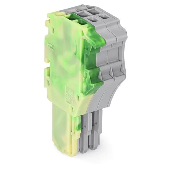 Connecteur femelle pour 1 conducteur ja-ve/gris (2020-103/000-037)