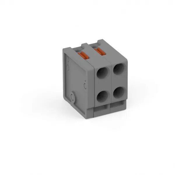 Connecteur femelle pour 2 conducteurs gris (252-302)