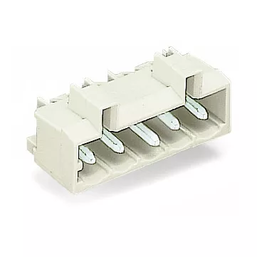 Connecteur m�le d�tromp� / broches � souder coud�e 1 X 1 MM, Sans terre avanc�e,721-432/001-000