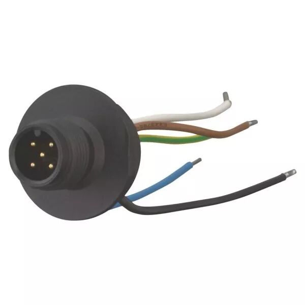 Connecteur m�le M12, cod� \' B \', +module de pontage, M20, IP66, 250 V, 4A (266136)