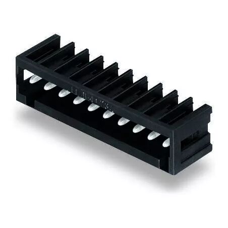 Connecteur m�le THR 1.0 x 1.0 mm solder pin Coud�, noir734-270/105-604