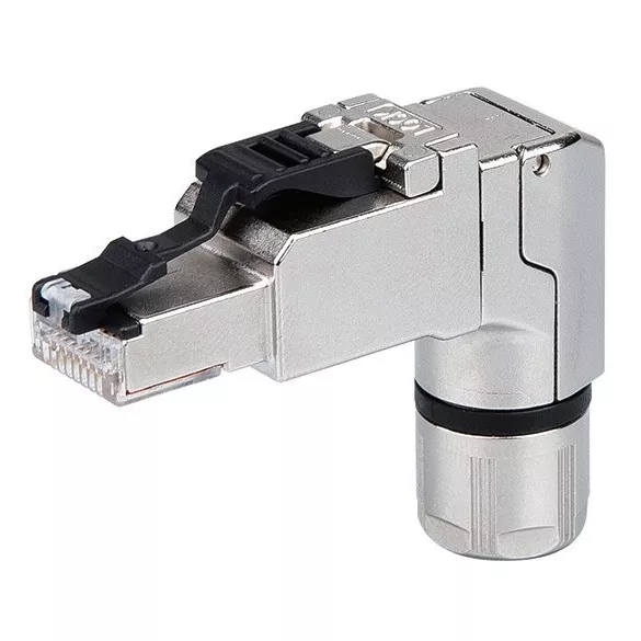 Connecteur PROFINET RJ-45 Cat. 6a - AWG22 - Serre-c�ble sortie coud�e750-979/000-013