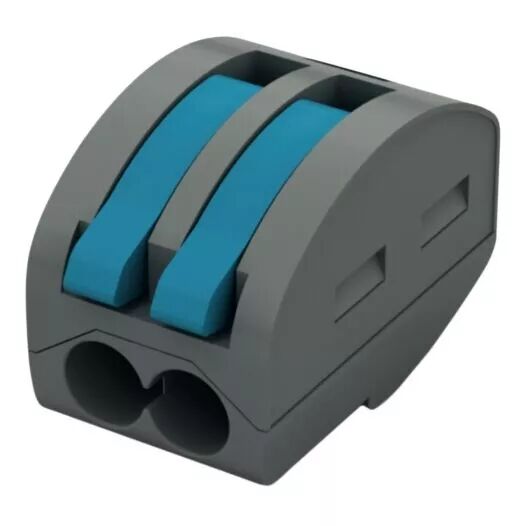 Connecteur rapide � levier, 32 A, 2 bornes, 0,2 - 4 mm�. 5 pi�ces (233120)