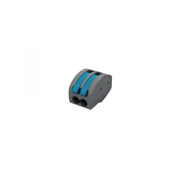 CONNECTEUR RAPIDE � LEVIER, 32 A, 2 BORNES, 0,2 - 4 MM�. 5 PI�CES