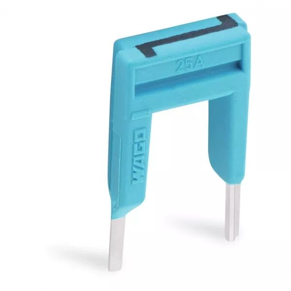 CONTACT DE PONTAGE HORIZONTAL POUR P isol� de 1 � 3, bleu (2002-423/000-006)