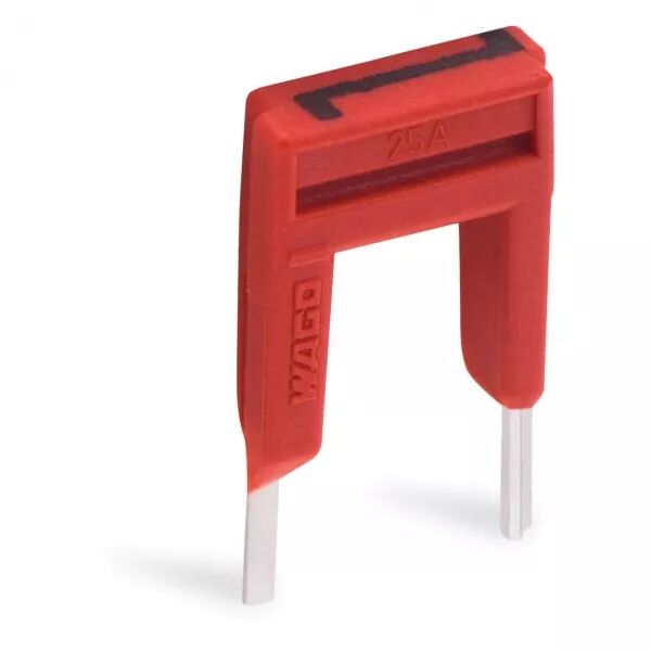 CONTACT DE PONTAGE HORIZONTAL POUR P isol� de 1 � 3, rouge (2002-423/000-005)