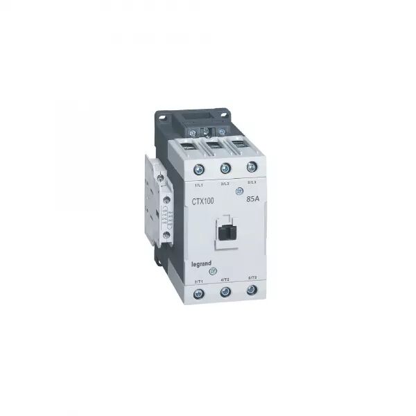 CONTACTEUR DE PUISSANCE CTX� 100 - 3P - 85A - BORNES � CAGE - 2NO+2NF - 110V~