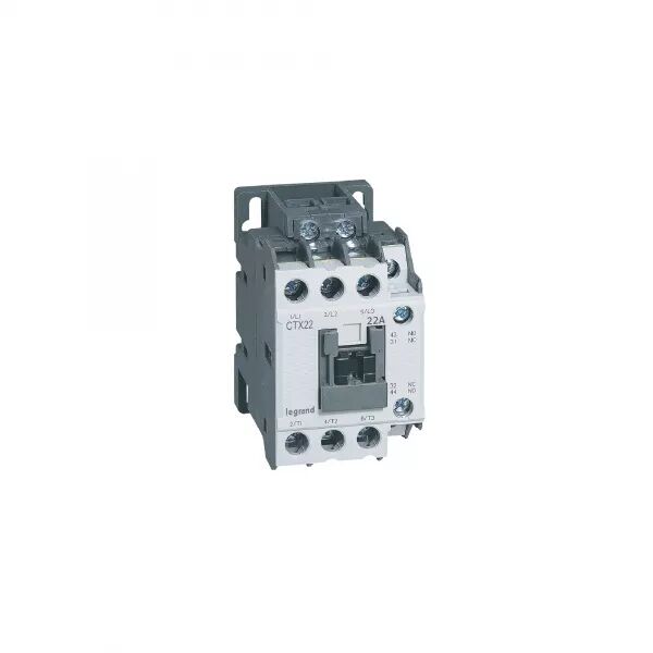 CONTACTEUR DE PUISSANCE CTX� 22 - 3P - 22A - BORNES � VIS - 1NO+1NF - 110V~