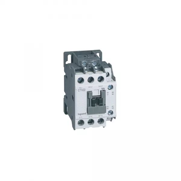 CONTACTEUR DE PUISSANCE CTX� 22 - 3P - 9A - BORNES � VIS - 1NO+1NF - 230V~