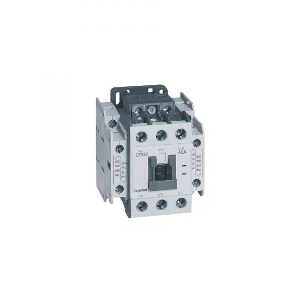 CONTACTEUR DE PUISSANCE CTX� 40 - 3P - 40A - BORNES � VIS - 2NO+2NF - 48V=