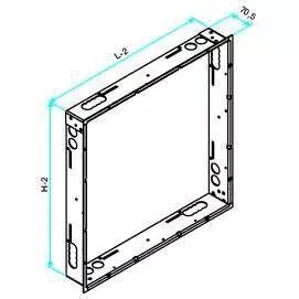CONTRE-CADRE VOLET OPTONE-H V2 - 400X650