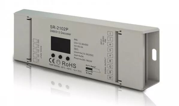 CONTR�LEUR DMX � PWM RGB(W) 4X5A