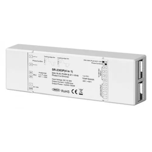 CONTR�LEUR MONO-COLOR TRIAC/1-10V/DALI/PUSH 1X20A