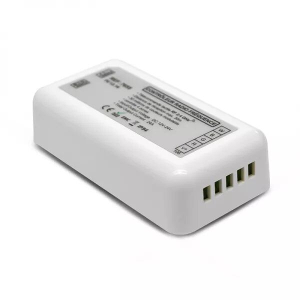 CONTROLEUR RADIO FREQUENCE 4 ZONES RGB + BLC 12-24V DC