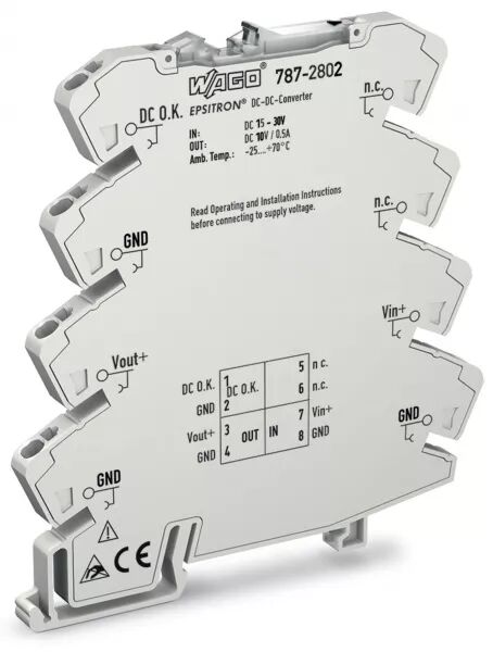 CONVERTISSEUR DC-DC 6MM ENTREE 24 V- SORTIE 10 V 0,5 A