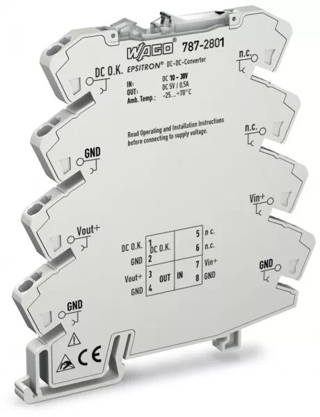 CONVERTISSEUR DC-DC 6MM ENTREE 24 V- SORTIE 5 V 0,5 A