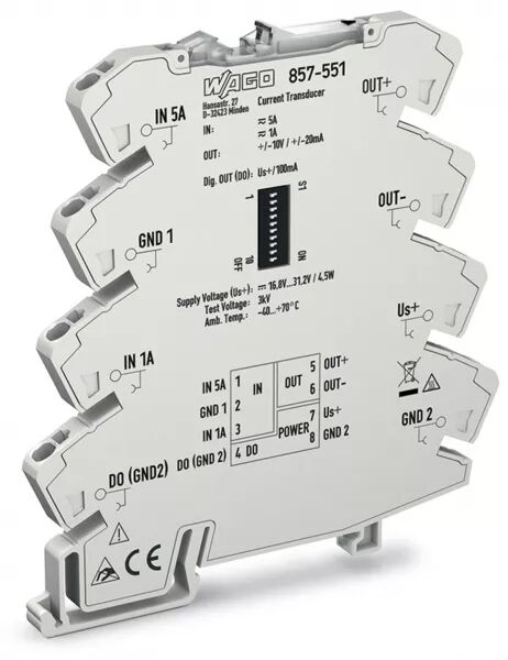 CONVERTISSEUR DE COURANT MESURE DIRECTE 1 OU 5A