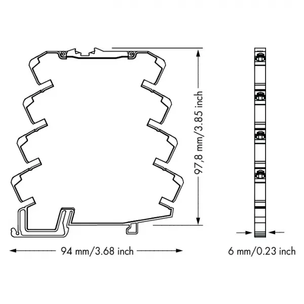 Convertisseur de courant mesure directe 1 ou 5A857-551