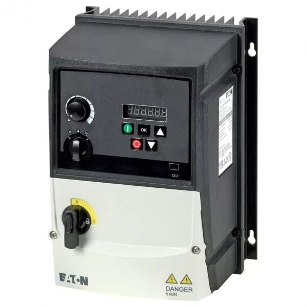 Convertisseur de fr�quence, 230 V AC, mono, 10.5 A, 2.2 kW, IP66, cmd sur app. (199408)