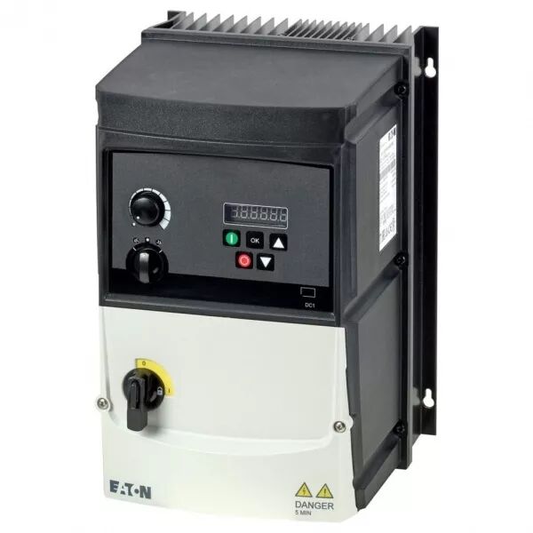 Convertisseur de fr�quence, 230 V AC, mono, 15.3 A, 4 kW, IP66, cmd sur app. (199410)