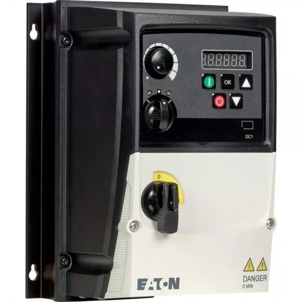 CONVERTISSEUR DE FR�QUENCE, 230 V AC, MONO, 2.3 A, 0.37 KW, IP66, CMD SUR APP.