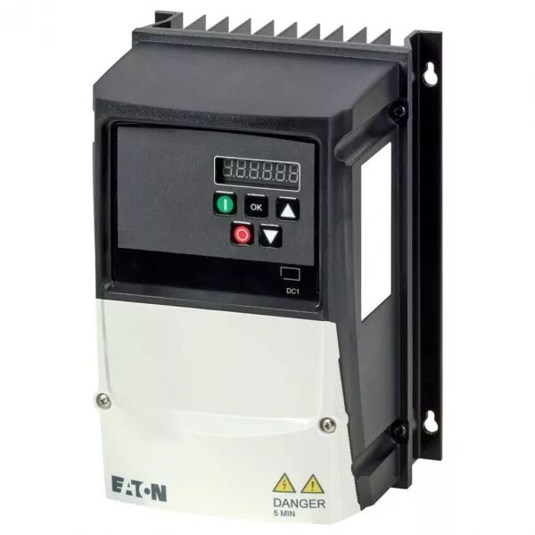 Convertisseur de fr�quence, 230 V AC, monophas�, 4.3 A, 0.37 kW, IP66/NEMA 4X (199387)