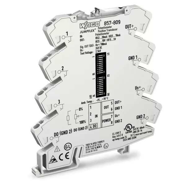 Convertisseur de mesure potentiom�tre/r�sistance857-809