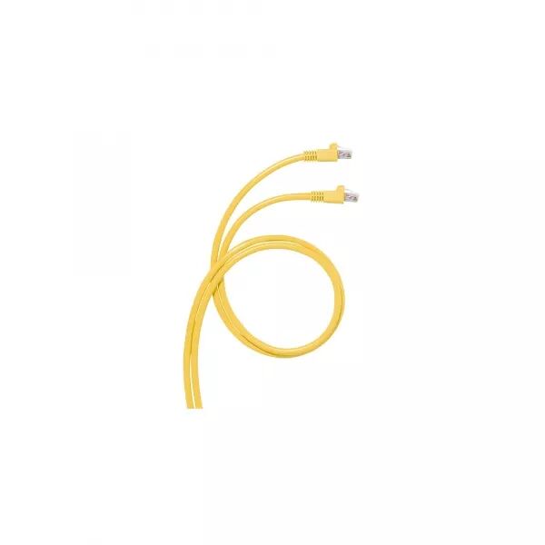 CORDON CAT�GORIE 6A S/FTP PVC JAUNE - 10M