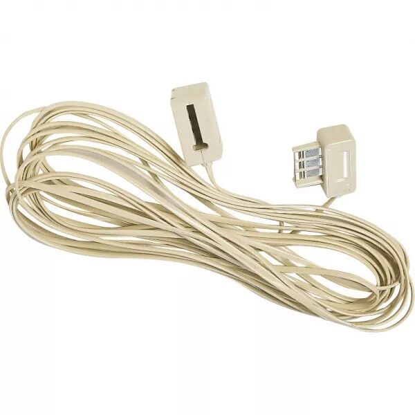 CORDON PROLONGATEUR PTT 6 CTS 10M IVOIRE