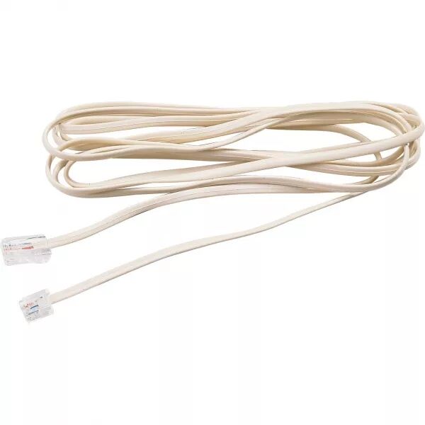 CORDON T�L�PHONE 5M RJ11/RJ45 IVOIRE