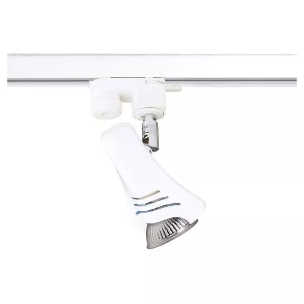 COSMOS 023 - Spot Rail 3 all. 023 GU10, blanc, a/lpe LED 6W 3000K 500lm incl (0408)