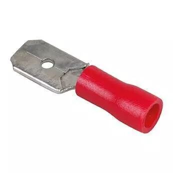 Cosse male 6,35mm 0,5�1,5� r