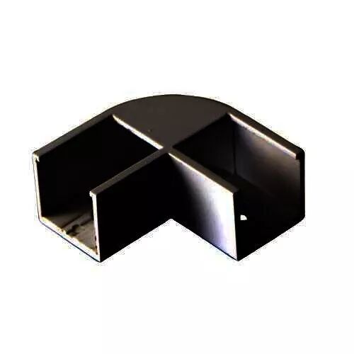 COUDE 90GR POUR PROFILE SL15 NOIR