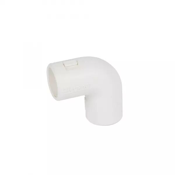 COUDE �QUERRE 90� IP40 �16MM - BLANC RAL9010 ANTIMICROBIEN