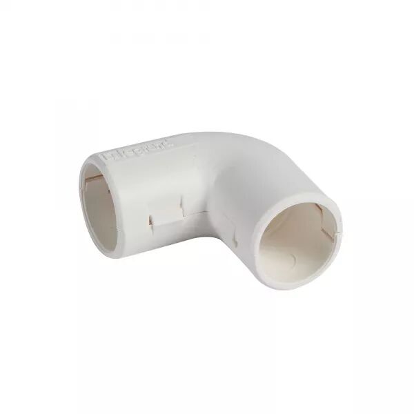 COUDE �QUERRE 90� IP40 �20MM - BLANC RAL9010 ANTIMICROBIEN