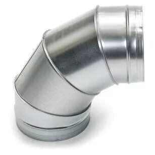 COUDE GALVANIS� 90� - DIAM�TRE 160 MM EMBOUTI