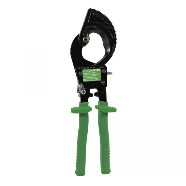 COUPE-C�BLES CUIVRE A CLIQUET UNE MAIN CAPACIT� 240MM�, ISOL� 1000V