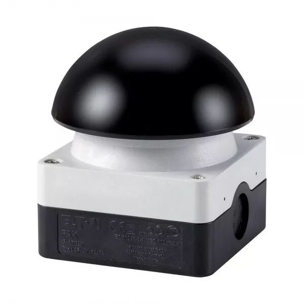 COUPURE POMPIERS, 1F+1O, BOUTON \' COUP DE POING \' NOIR, MONTAGE EN SAILLIE