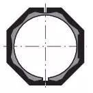 Couronne diam�tre 40 pour tube imbac octogonal diam�tre 40 (9147327)